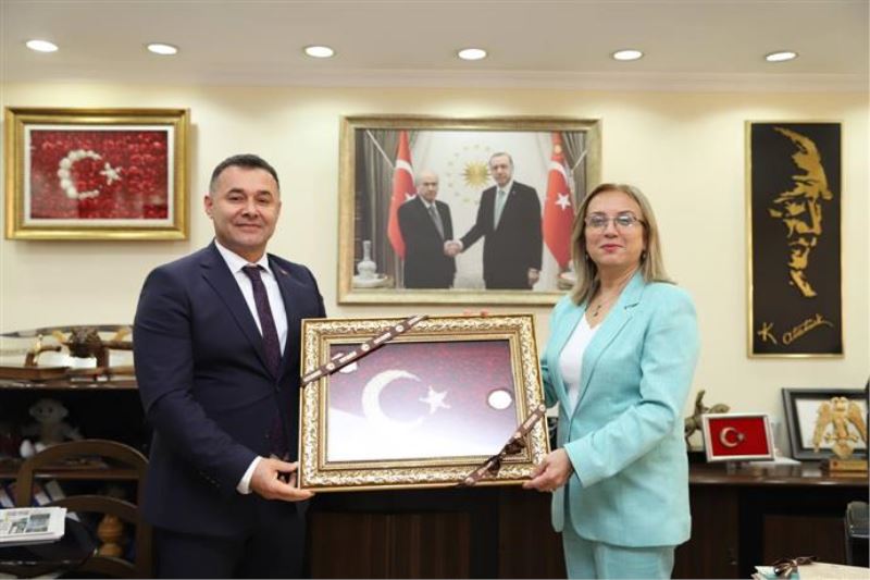 MHP GENEL BAŞKAN YARDIMCISI FİLİZ KILIÇ’TAN BAŞKAN YÜCEL’E ZİYARET