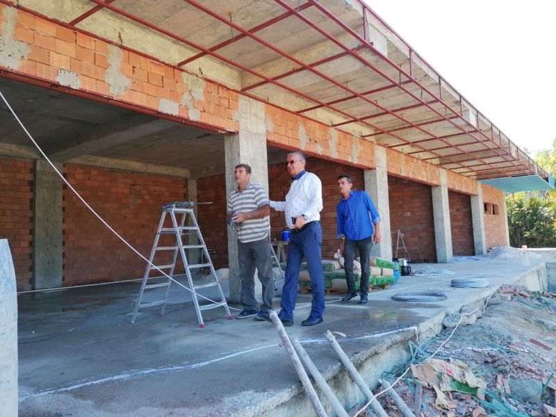 Çamyuva pazar yerinde sona geliniyor