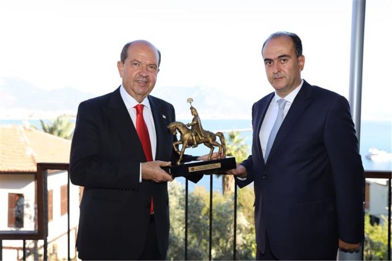 KKTC CUMHURBAŞKANI ERSİN TATAR’DAN ALANYA BELEDİYESİ
