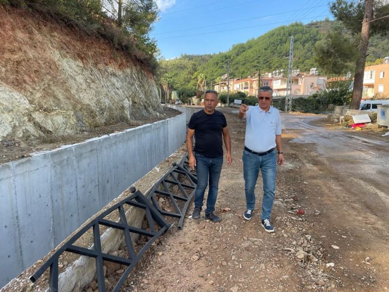 BAŞKANIMIZ TOPALOĞLU ÇAMYUVA MAHALLESİNDEKİ ÇALIŞMALARI YERİNDE İNCELEDİ