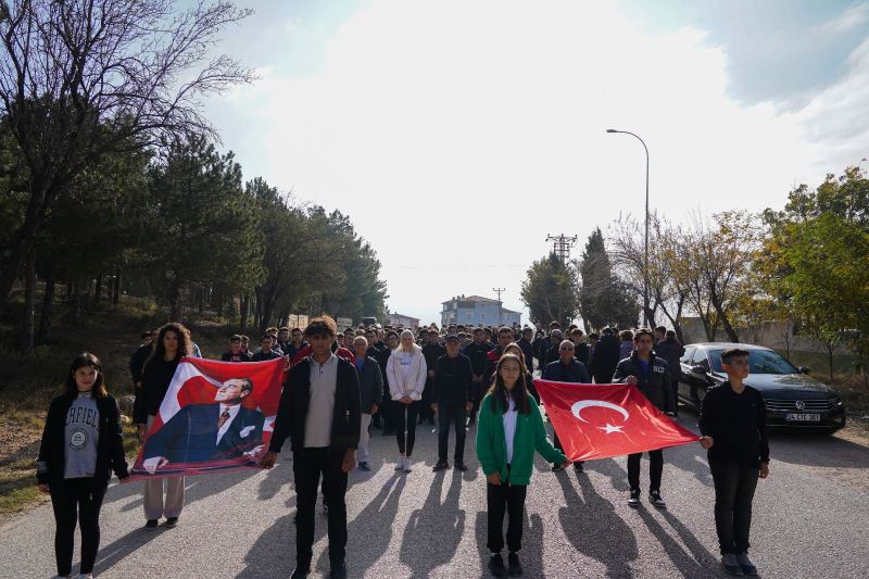 MUSTAFA KEMAL ATATÜRK ‘DOĞA YÜRÜYÜŞÜ’NDE  ANILDI