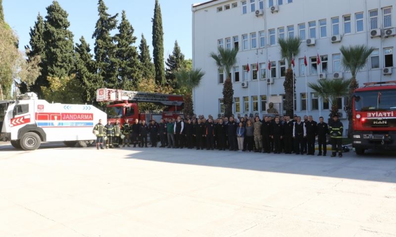 Büyükşehir İtfaiyesi ve Jandarma’dan Yangın Tatbikatı