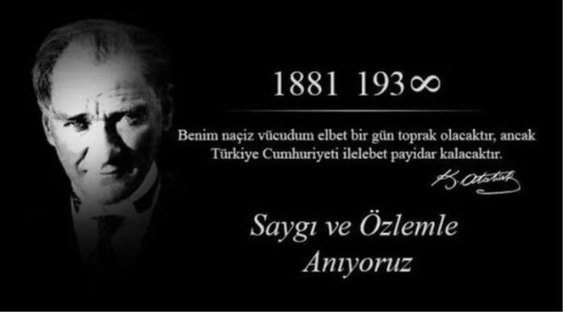 AKÇAKOCA BELEDİYE BAŞKANI MEHMET OKAN YANMAZ’IN 10 KASIM ATATÜRK’Ü ANMA GÜNÜ MESAJI