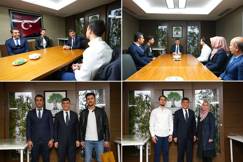 KPSS TÜRKİYE 1.’Sİ’DEN BAŞKAN FADILOĞLU’NA ZİYARET