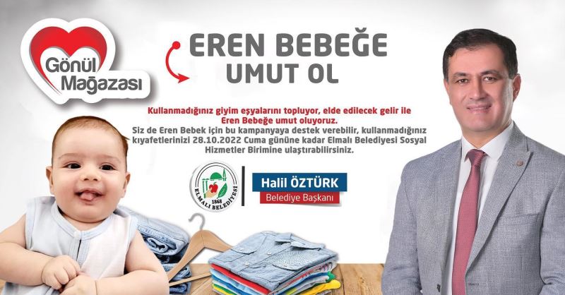 Kullanmadığınız Kıyafetler Eren Bebeğe Umut Oluyor !