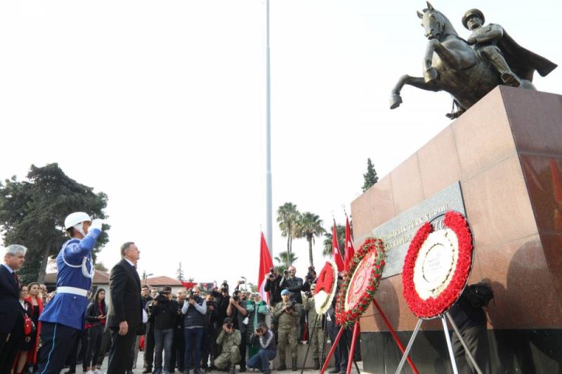 ULU ÖNDER ATATÜRK HATAY’DA TÖRENLERLE ANILDI