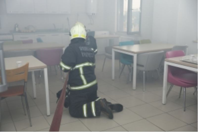 Diyarbakır İtfaiyesinden yangın eğitimi ve tatbikatı
