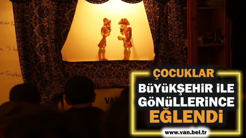 ÇOCUKLAR BÜYÜKŞEHİR İLE GÖNÜLLERİNCE EĞLENDİ