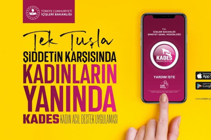 Şiddete karşı tek dokunuş…