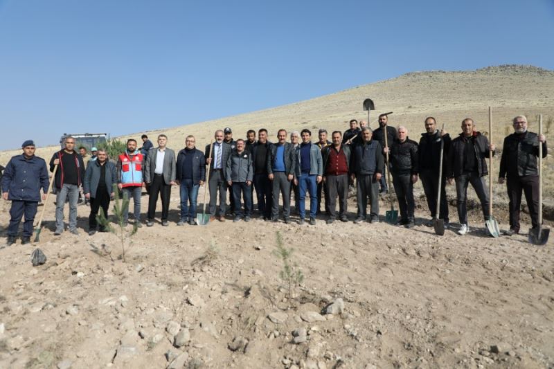 Belediye Başkanımız Sn. Av Mustafa İLMEK, İncesu Kaymakamı Sn. Aydın Göçer ve ilçe protokolünün katılımı ile Garipçe mahallesinde 11 Kasım Milli Ağaçlandırma Günü nedeniyle fidan dikim törenine katıldı.