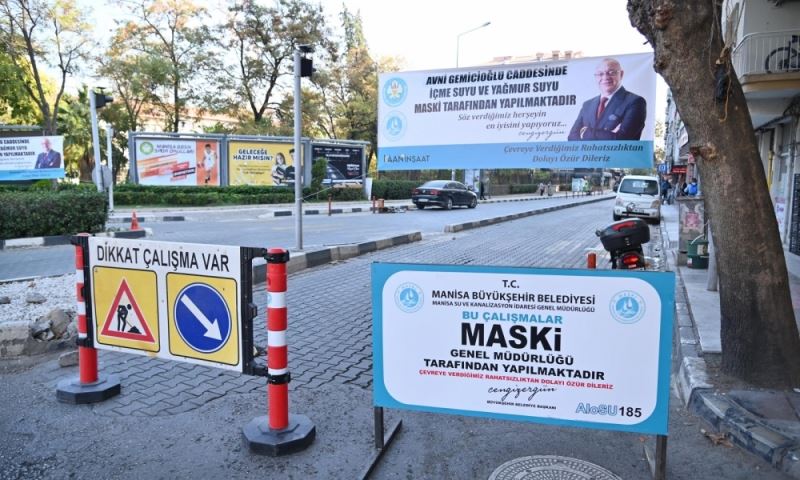 Avni Gemicioğlu Caddesi’nde Altyapı Çalışmaları Başladı