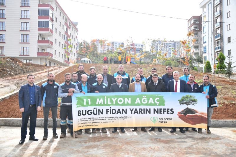 Milli Ağaçlandırma Günü’nde fidanlar toprakla buluştu!