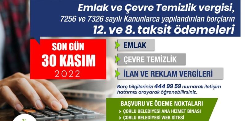 Yapılandırma Ödemelerinde Son Gün 30 Kasım