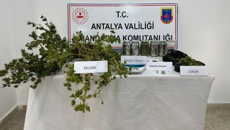 JANDARMA’DAN UYUŞTURUCU MADDE İMAL VE TİCARETİNE GEÇİT YOK