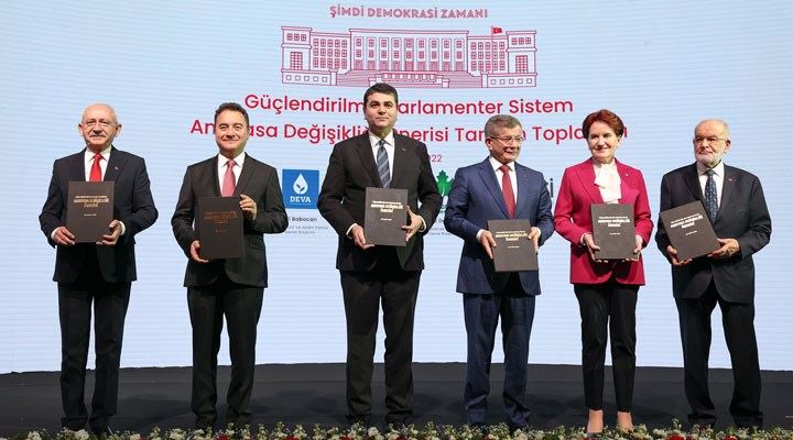 ALTILI MASA’NIN ANAYASA TASLAĞI AÇIKLANDI
