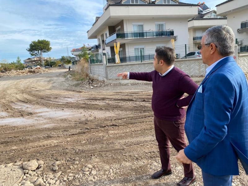 Kemer’de alt ve üstyapı çalışmaları devam ediyor