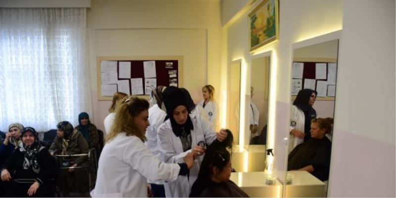 Belediyemizin Sosyal Tesislerinde Saç Bakım Hizmeti