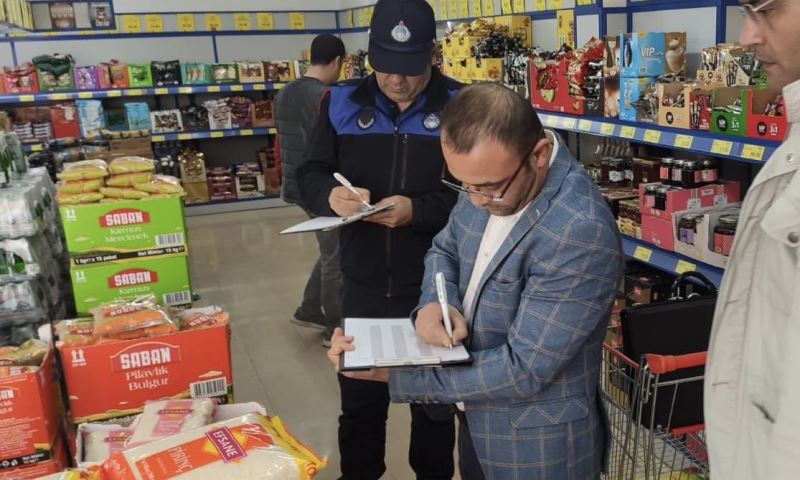 MARKETLERDE RAF VE KASA FİYATI DENETİMİ