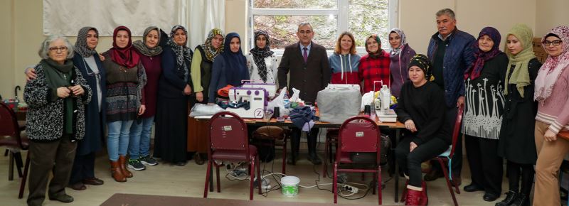 BAŞKANIMIZDAN ÜRETEN KADINLARA ZİYARET
