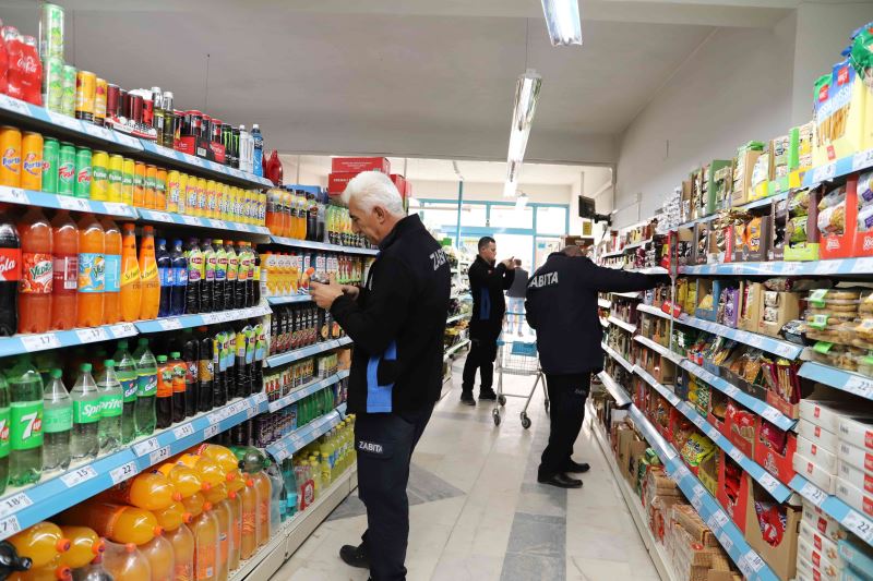 Zabıta Ekiplerimiz Zincir ve Yerel Market Denetimlerini Sürdürüyor