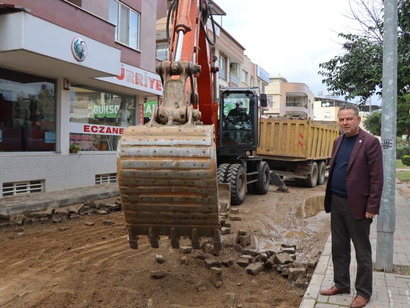 Nazilli Belediyesi altyapıya da el attı YEŞİL MAHALLE’DE ÇİLE BİTECEK