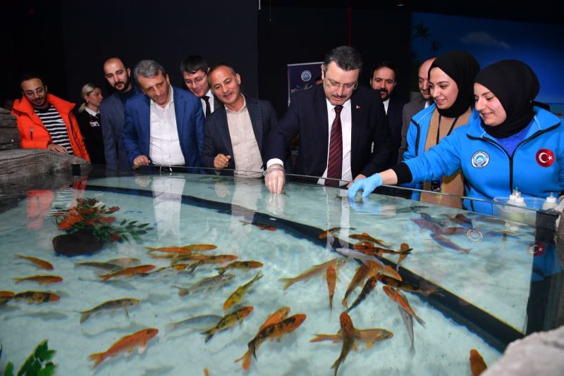 Trabzon Akvaryum kışın da ilgi odağı oldu