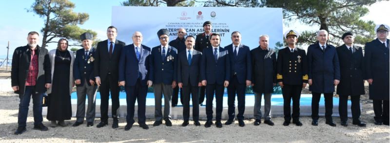 Azerbaycanlı Şehit Askerler Anıtının Temeli Atıldı