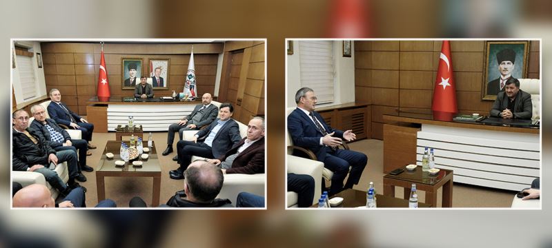 TSO BAŞKANI ÇAKIRMELİKOĞLU VE EKİBİNDEN ŞENLİKOĞLU’NA ZİYARET
