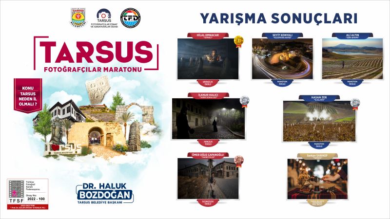 “TARSUS FOTOĞRAFÇILAR MARATONU” SONUÇLARI AÇIKLANDI