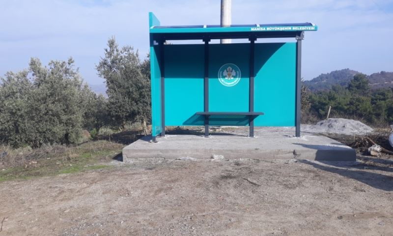 Gölmarmara ve Gördes’in Kırsal Mahallelerinde Durak Çalışmaları Tamamlandı
