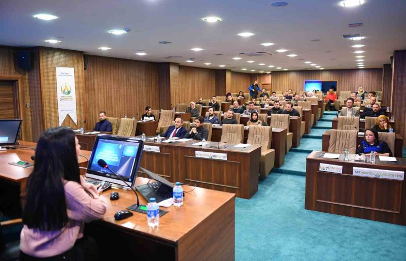 ALTINORDU BELEDİYESİ PERSONEL EĞİTİMLERİNİ SÜRDÜRÜYOR