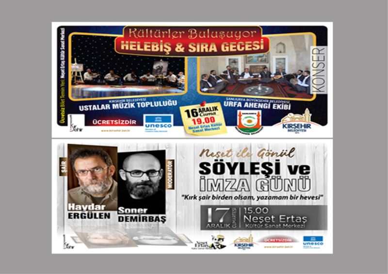 KIRŞEHİR BELEDİYESİ KÜLTÜR SANAT FAALİYETLERİ HIZ KESMİYOR