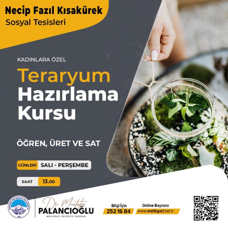 MELMEK’TE TERARYUM HAZIRLAMA KURSU BAŞLADI