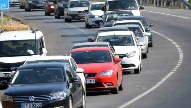 ANTALYA’DA MOTORLU KARA TAŞITLARI SAYISI 1 MİLYON 306 BİN 721 OLDU