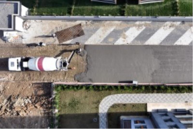 SARYA SOKAK’TA YOL YAPIM ÇALIŞMALARI TAMAMLANDI