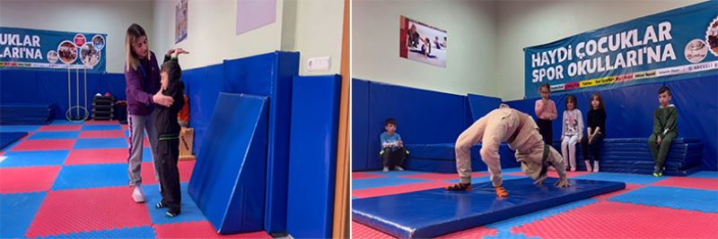 İlköğretim öğrencilerine tam gaz spor!