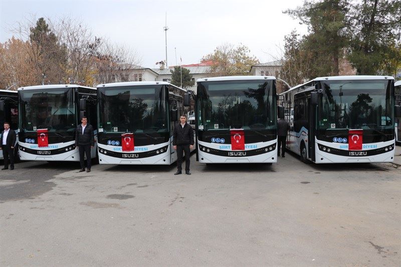 SİİRT BELEDIYESİ ARAÇ FILOSUNU GÜÇLENDİRDİ