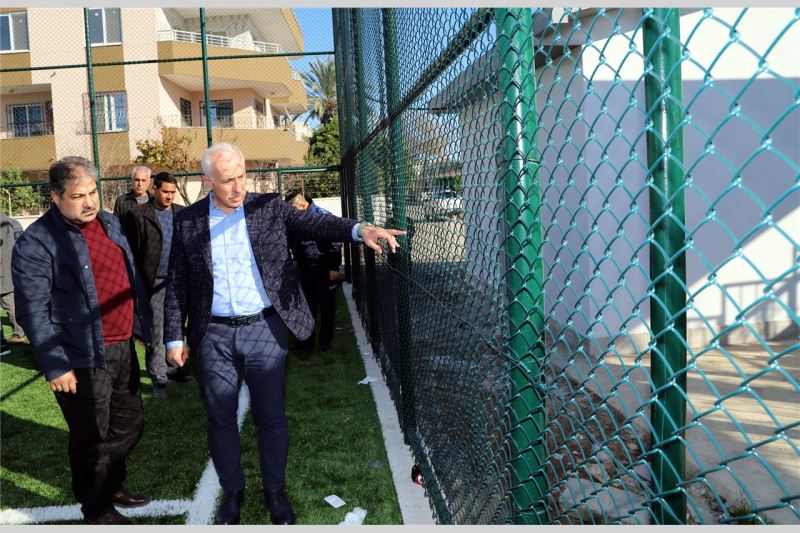 BAŞKAN GÜLTAK KARADUVAR MAHALLESİNDE İNCELEMELERDE BULUNDU