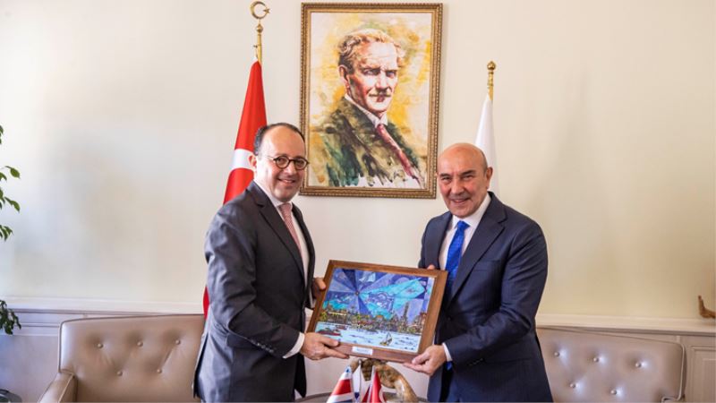 Başkan Soyer Kosta Rika Ankara Büyükelçisini ağırladı