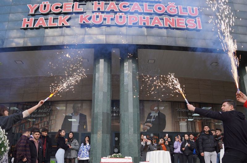 Keçiören’deki kütüphanede yeni yıl coşkusu