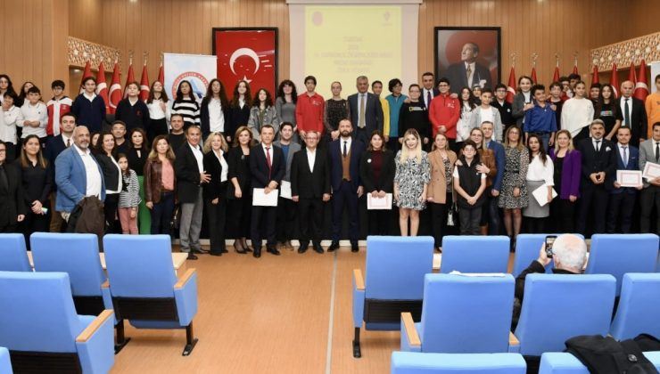 ANTALYA VALİSİ YAZICI.. GELECEĞİN BİLİM İNSANLARINI ÖDÜLLENDİRDİ