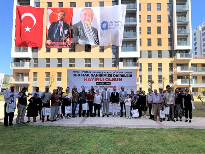 Kepez-Santral Projesi’nde  3. Anahtar Teslim Töreni