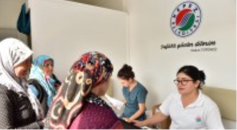 Kepez’in mobil sağlık merkezi Korkuteli’nde