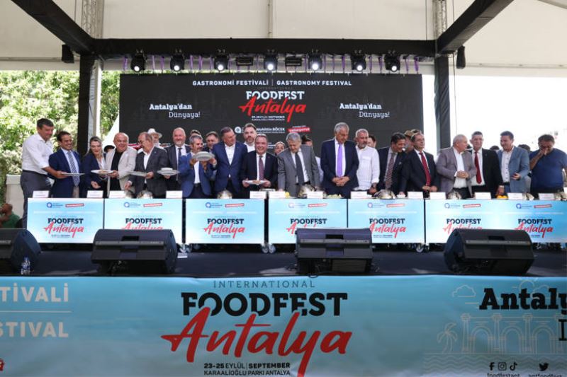 I. Food Fest Antalya Dünya  Gastronomisine kapılarını açtı