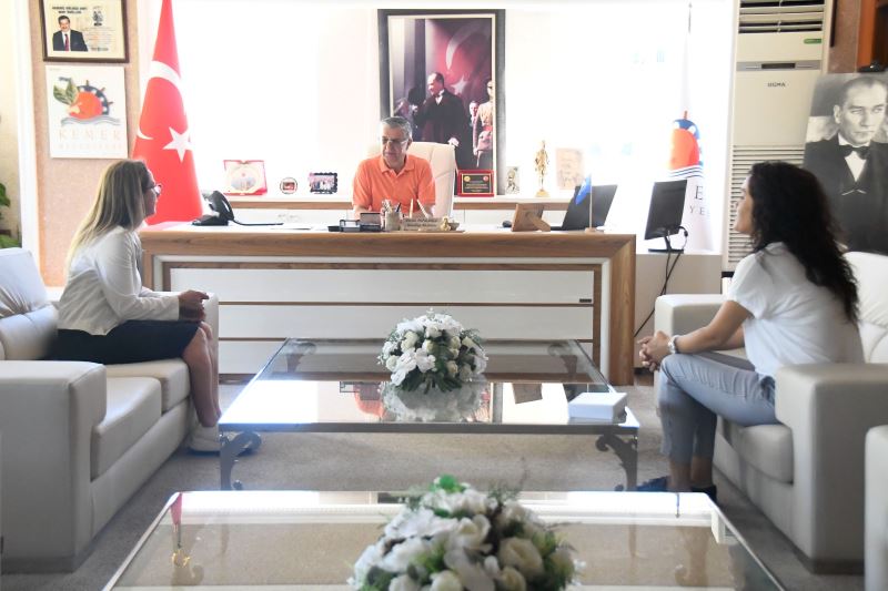 KEMER İLÇE TARIM MÜDÜRÜNDEN BAŞKANIMIZ TOPALOĞLU’NA NEZAKET ZİYARETİ