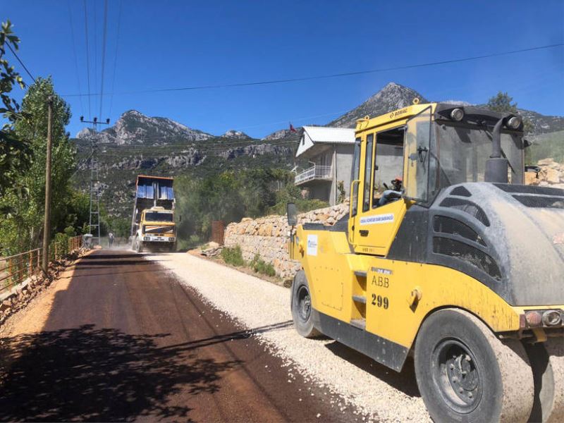 Büyükşehir Kırsalda Asfalt  Seferberliğini Sürdürüyor