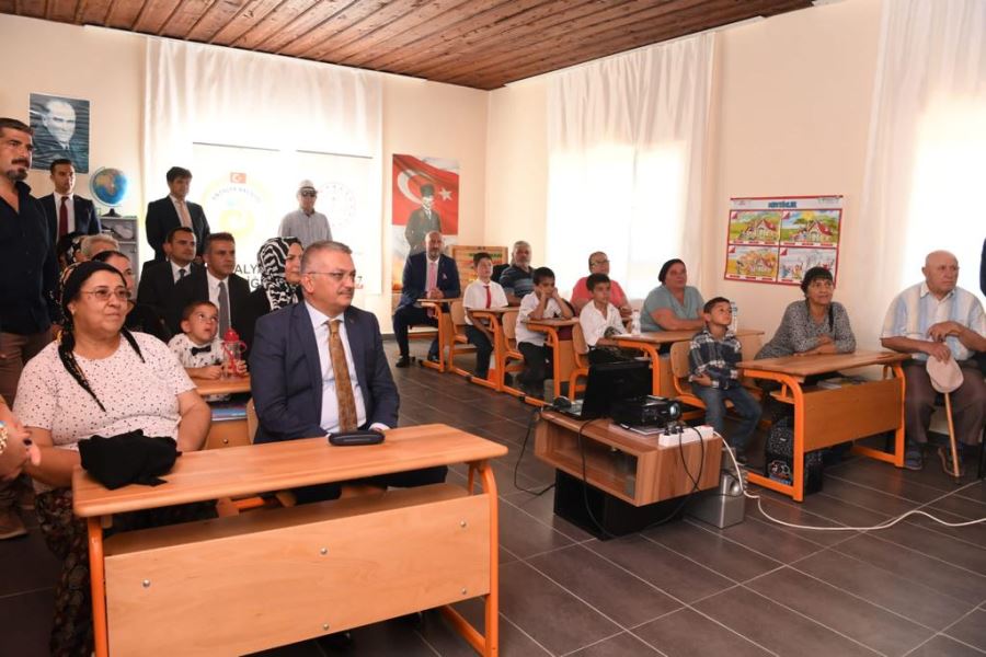 VALİ YAZICI.. ‘KÖY OKULLARINI YENİDEN EĞİTİME KAZANDIRIYORUZ’