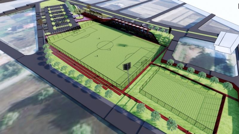 Büyükşehirden FIFA standartlı tribünlü saha
