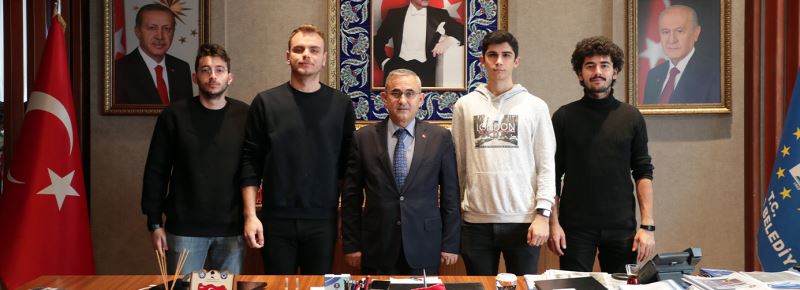 GENÇ MÜHENDİSLERDEN BAŞKANIMIZA ZİYARET