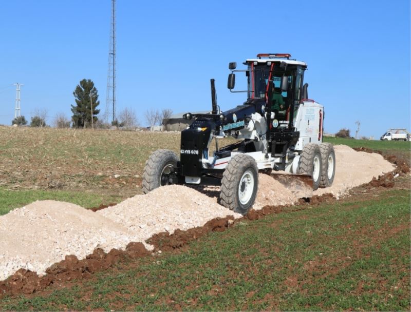 HALİLİYE’DE 4 KIRSAL MAHALLEDE DAHA YOL ÇALIŞMALARI TAMAMLANDI
